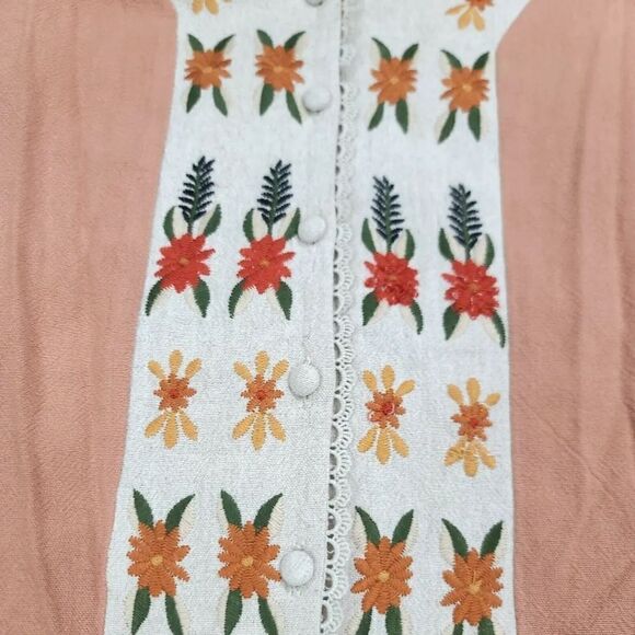 Honey and Pine Embroidered Dress   - Picture 5 of 7